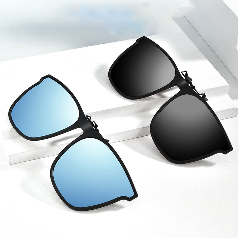 Clip-On Sunglasses Lens Attachment