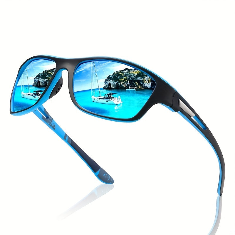 Men's Sport Wrap-Around Sunglasses Matte Black