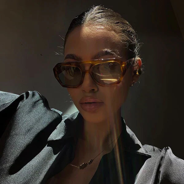 Women's Oversized Geometric Square Sunglasses