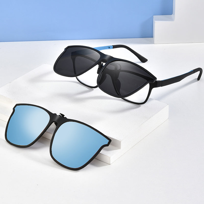 Clip-On Sunglasses Lens Attachment