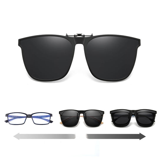 Clip-On Sunglasses Lens Attachment