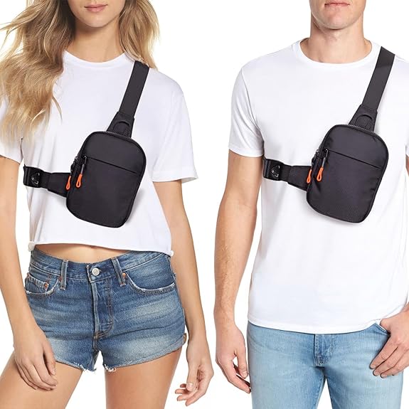 Men's Mini Sling Bag Crossbody with Adjustable Strap