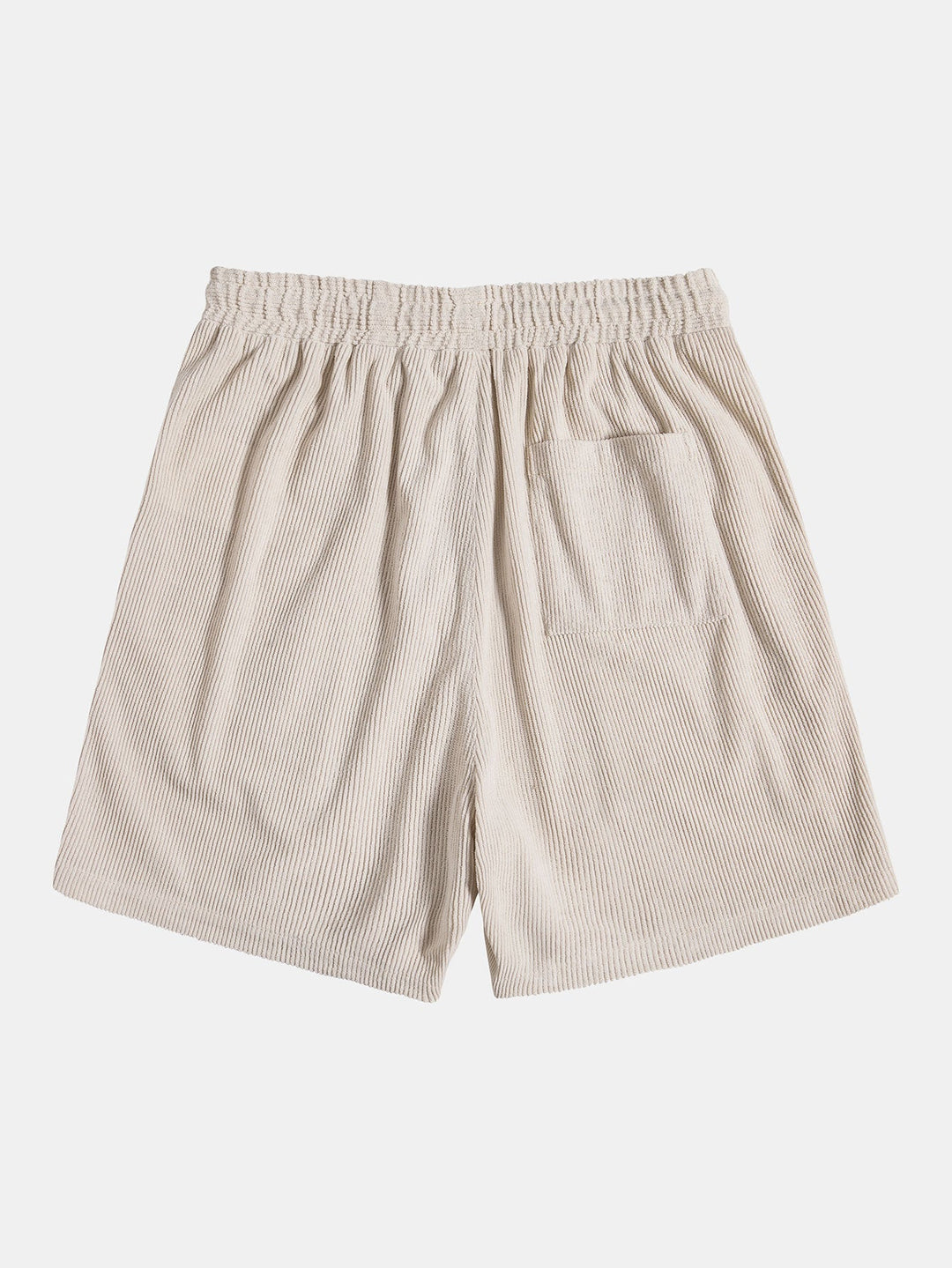 Men's Short Sleeve Button Up Shirt Shorts Set Textured Drawstring