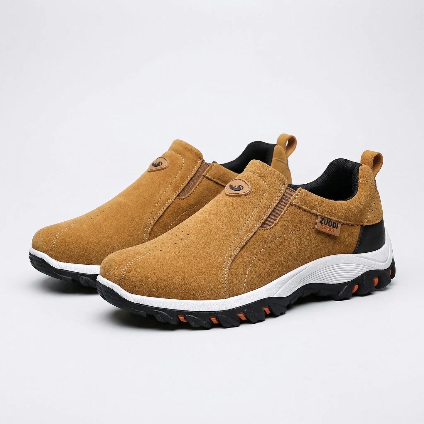 Men's Slip-On Hiking Shoes Casual Walking Sneakers