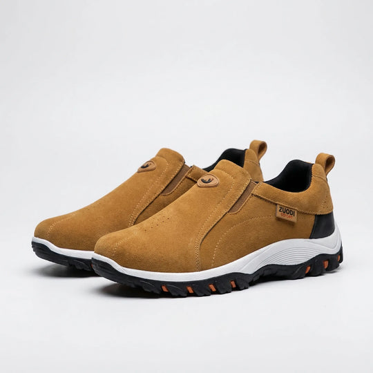 Men's Slip-On Hiking Shoes Casual Walking Sneakers