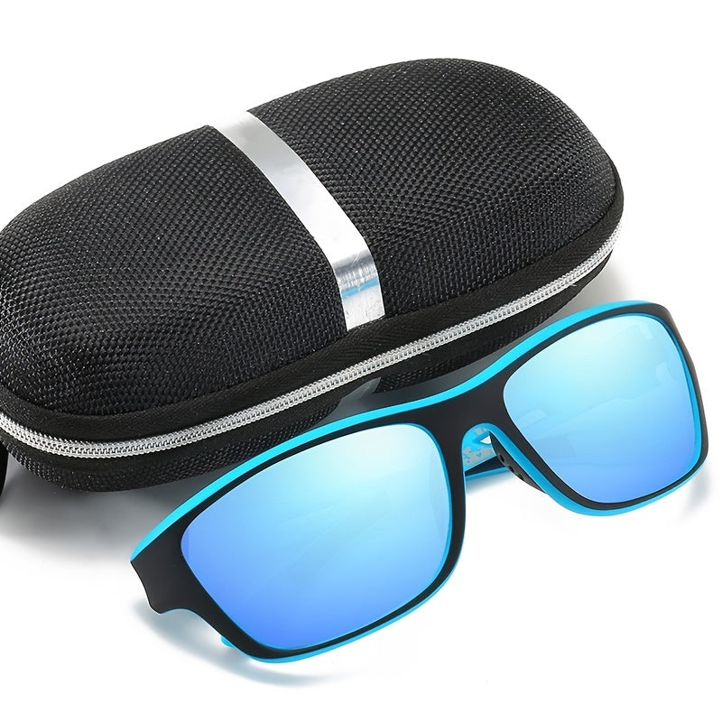 Men's Sport Wrap-Around Sunglasses Matte Black