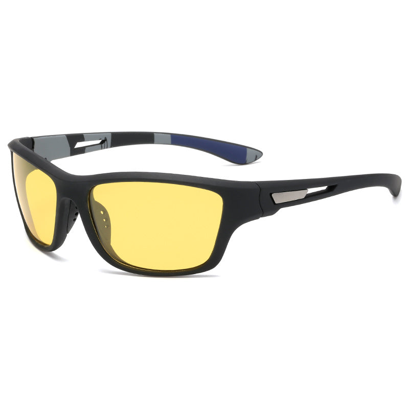 Men's Sport Wrap-Around Sunglasses Matte Black