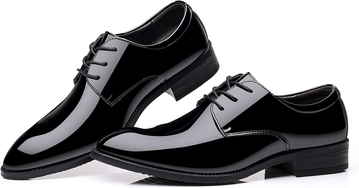 Men's White Dress Loafers Slip-On Formal Shoes