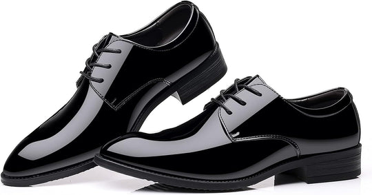 Men's White Dress Loafers Slip-On Formal Shoes