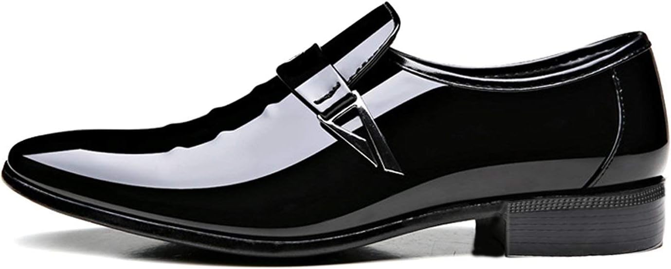 Men's White Dress Loafers Slip-On Formal Shoes