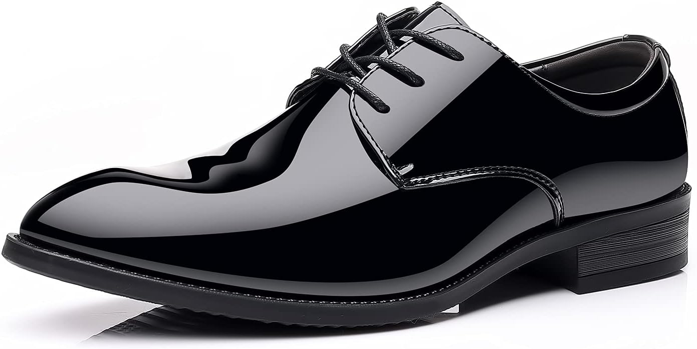 Men's White Dress Loafers Slip-On Formal Shoes