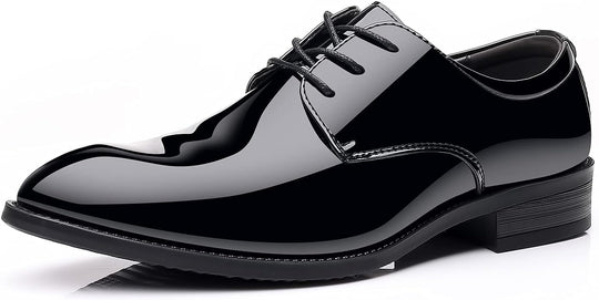 Men's White Dress Loafers Slip-On Formal Shoes