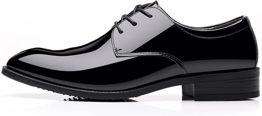 Men's White Dress Loafers Slip-On Formal Shoes