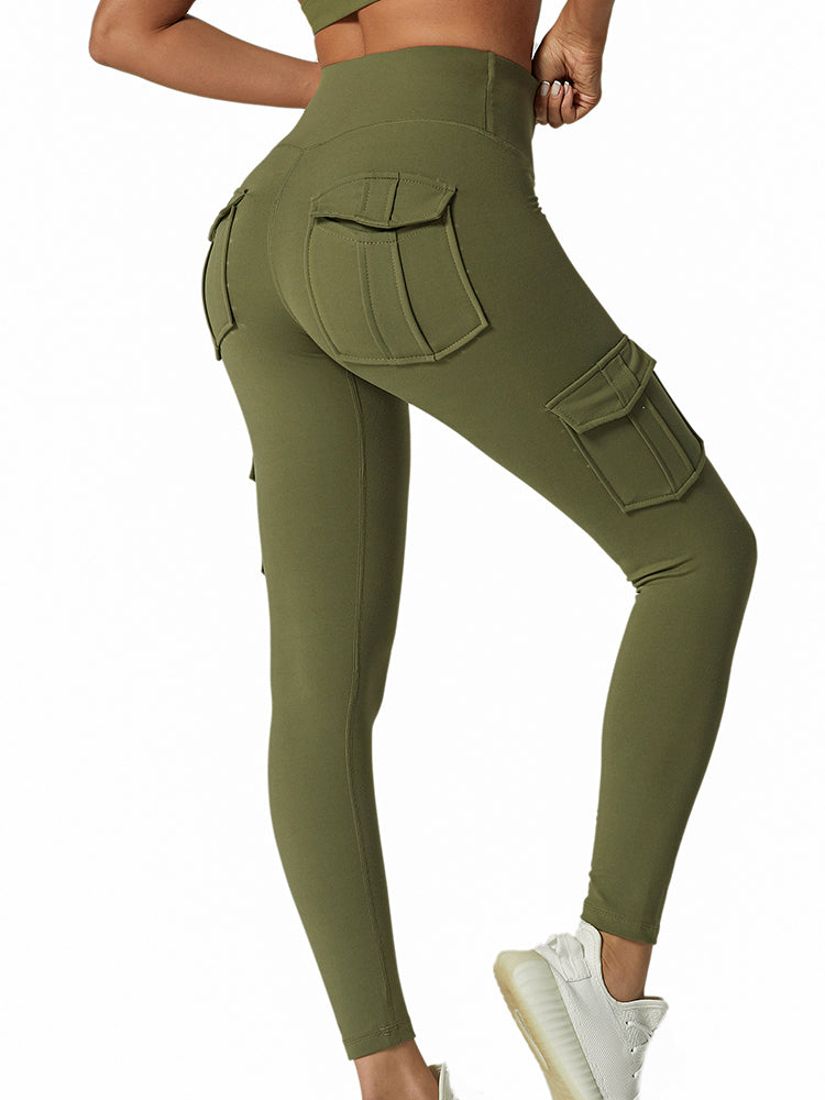 Women's High Waist Cargo Leggings