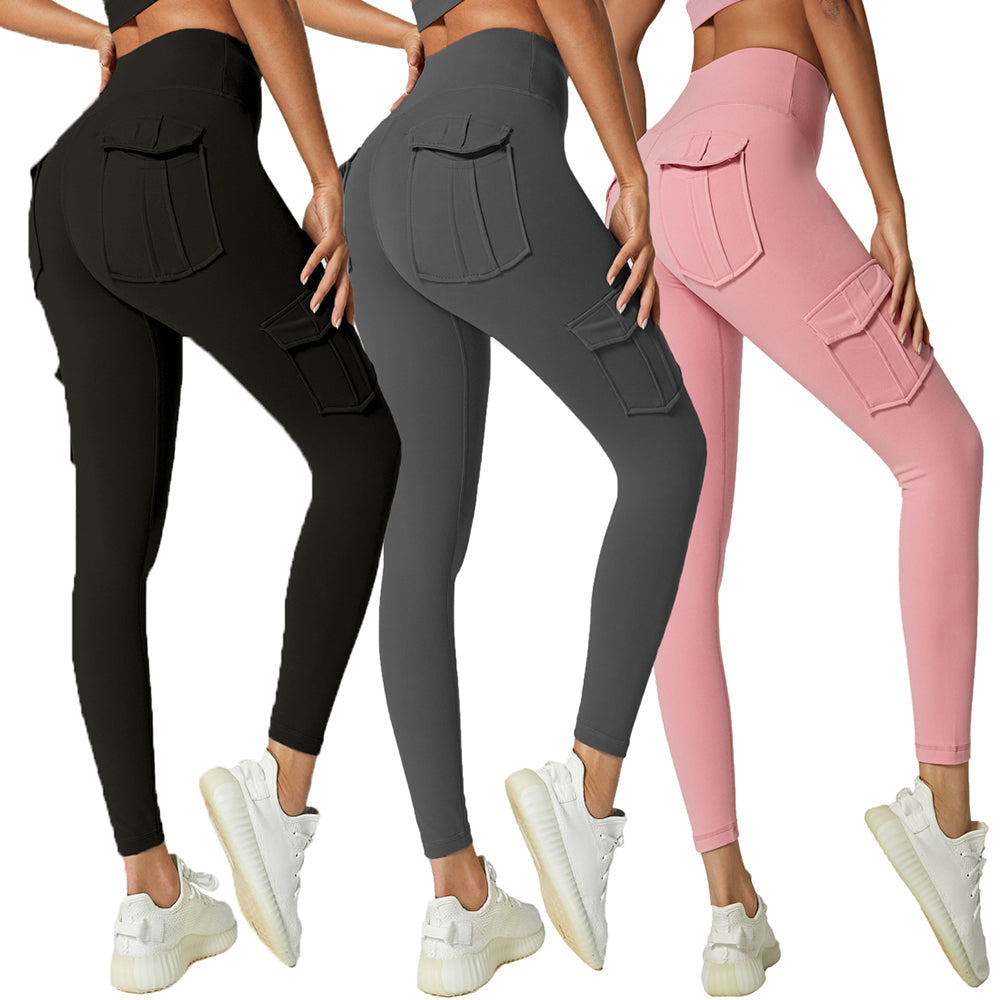 Women's High Waist Cargo Leggings