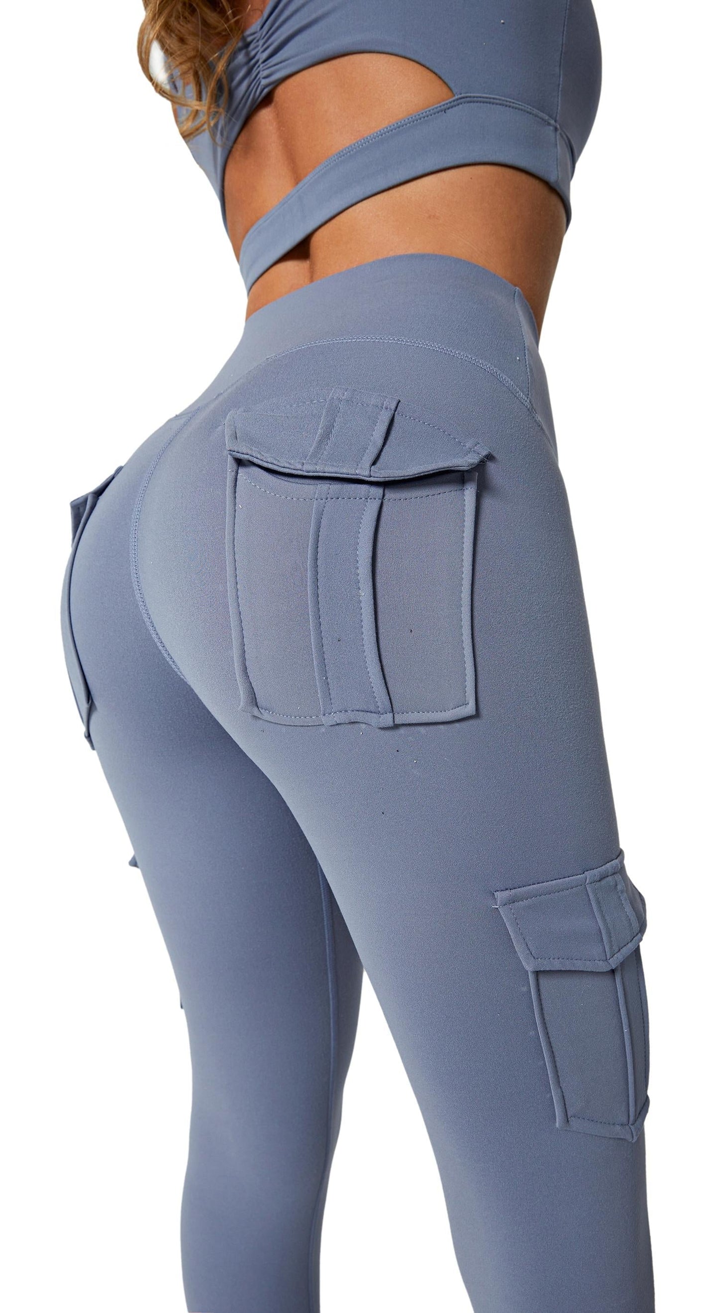 Women's High Waist Cargo Leggings