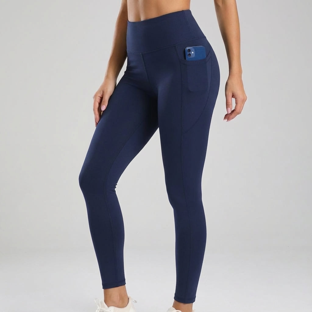 Women's High Waist Yoga Leggings with Phone Pocket