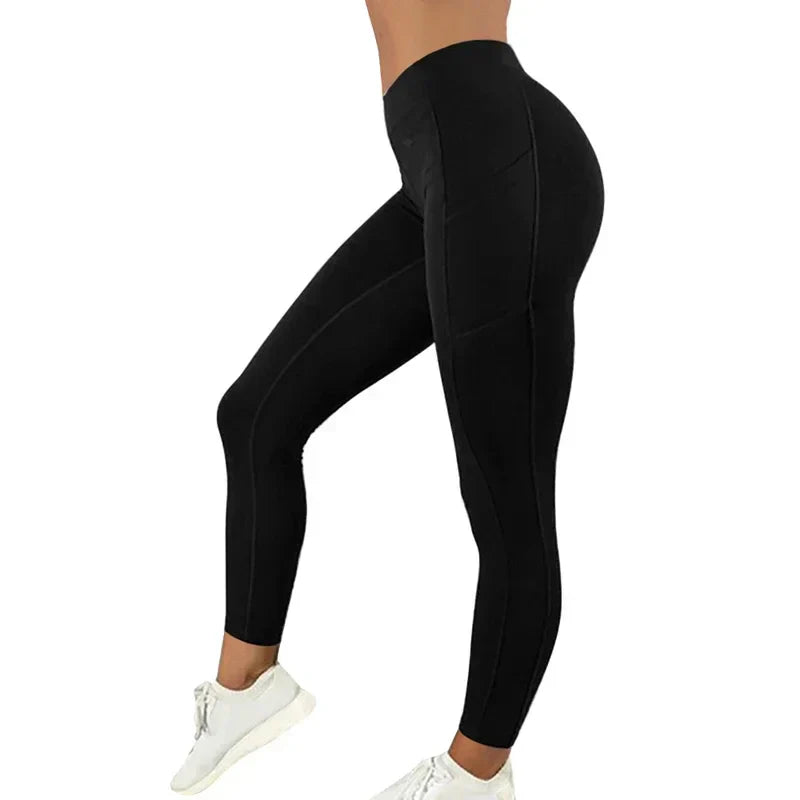 Women's High Waist Yoga Leggings with Pockets