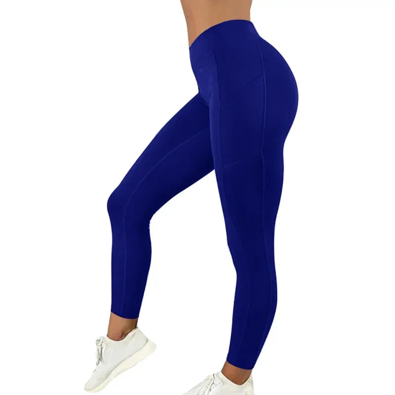 Women's High Waist Yoga Leggings with Pockets