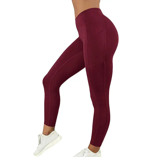 Women's High Waist Yoga Leggings with Pockets