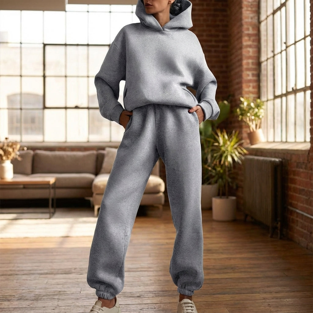 Women's Oversized Hoodie Sweatpants Set Jogger Tracksuit Loungewear