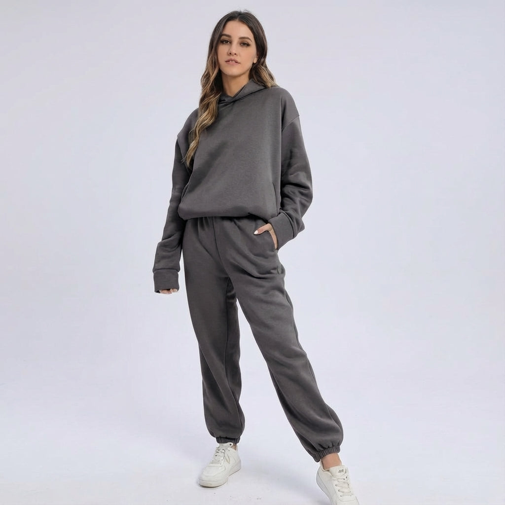 Women's Oversized Hoodie Sweatpants Set Jogger Tracksuit Loungewear