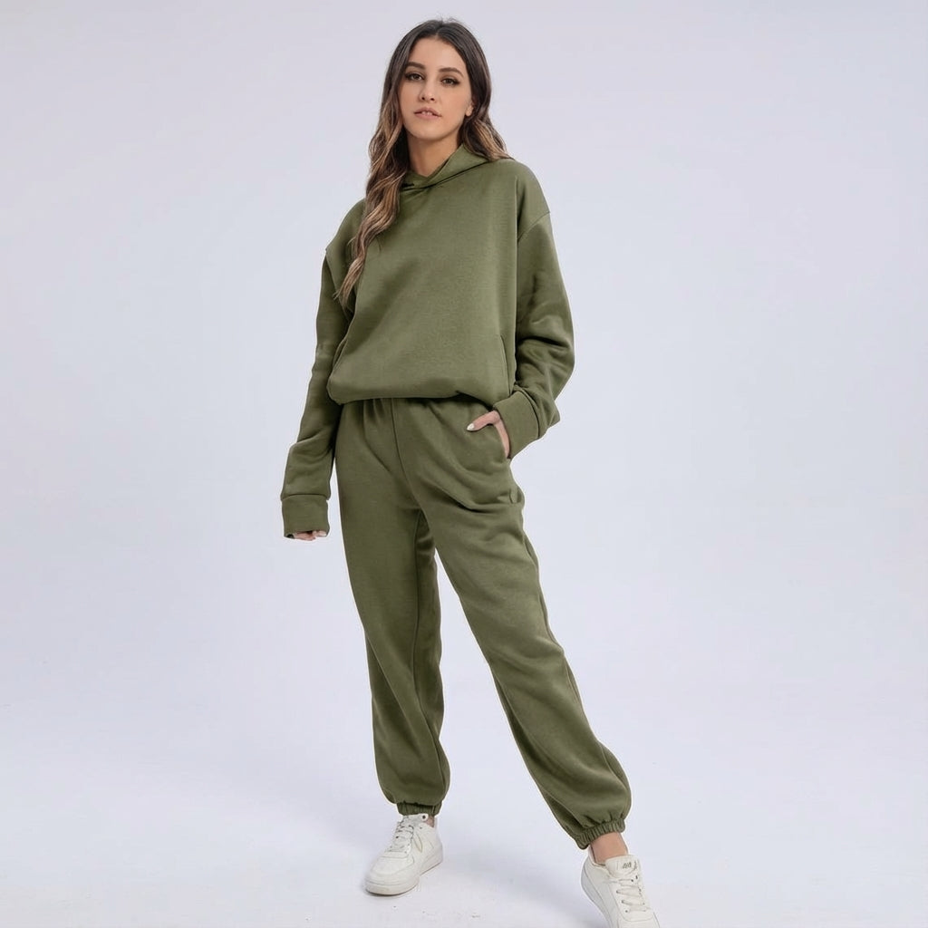 Women's Oversized Hoodie Sweatpants Set Jogger Tracksuit Loungewear