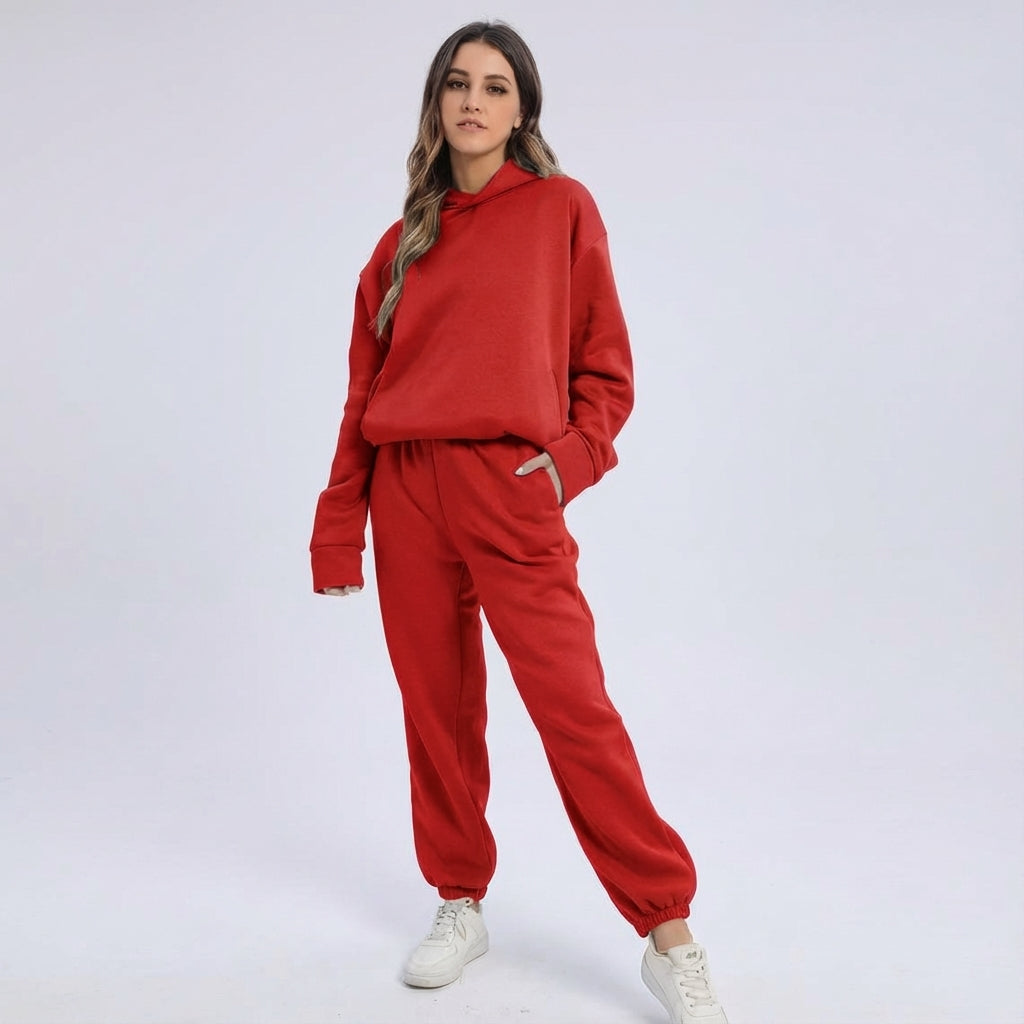 Women's Oversized Hoodie Sweatpants Set Jogger Tracksuit Loungewear