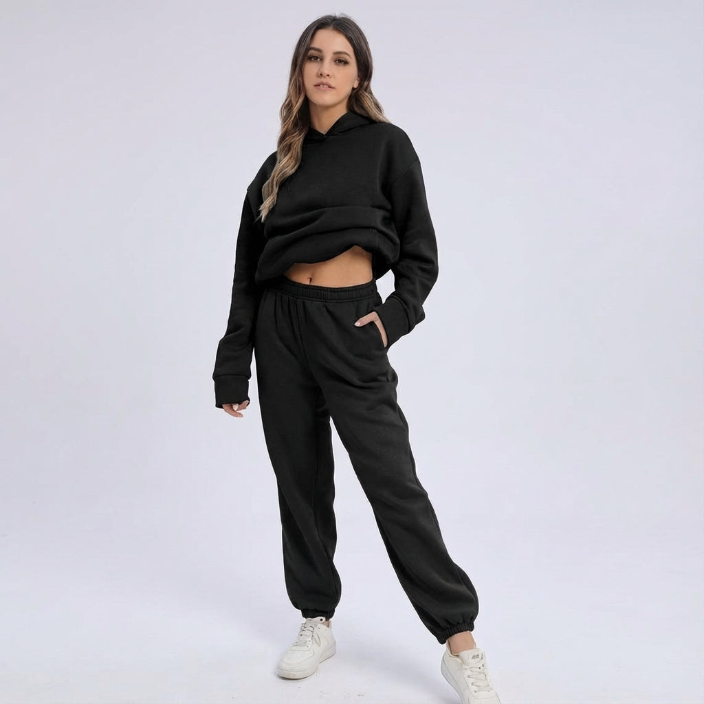 Women's Oversized Hoodie Sweatpants Set Jogger Tracksuit Loungewear