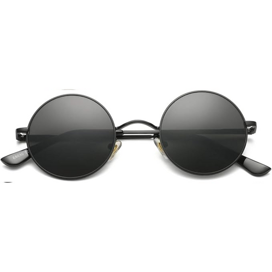 Women's Retro Small Round Metal Frame Sunglasses