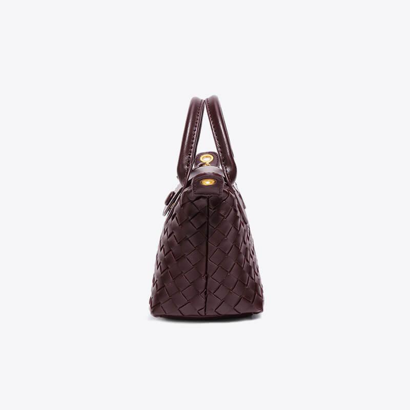 Women's Woven Mini Crossbody Bag with Top Handle