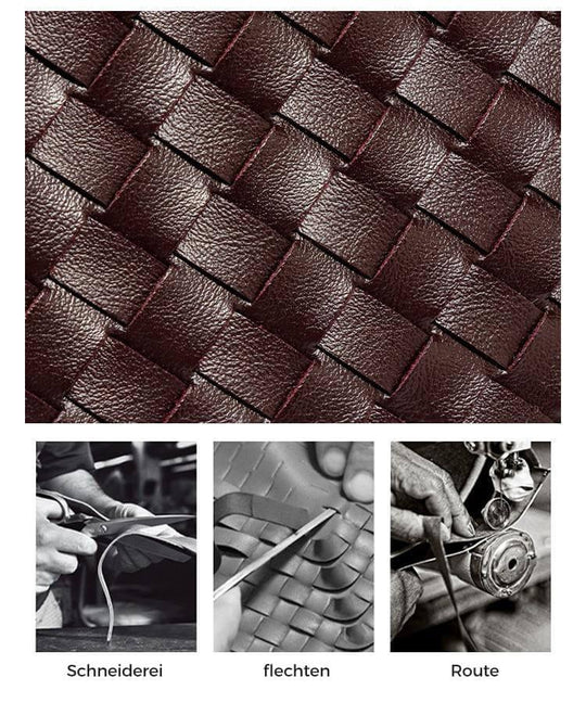 Women's Woven Mini Crossbody Bag with Top Handle
