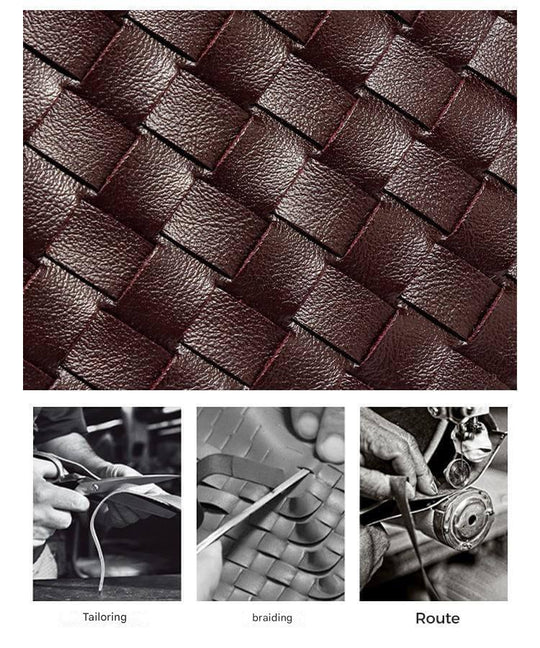 Women's Woven Mini Crossbody Bag with Top Handle